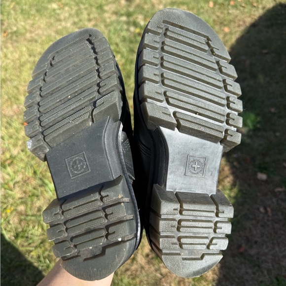 Dr. Martens Black Platform Oxfords - Picture 7 of 7